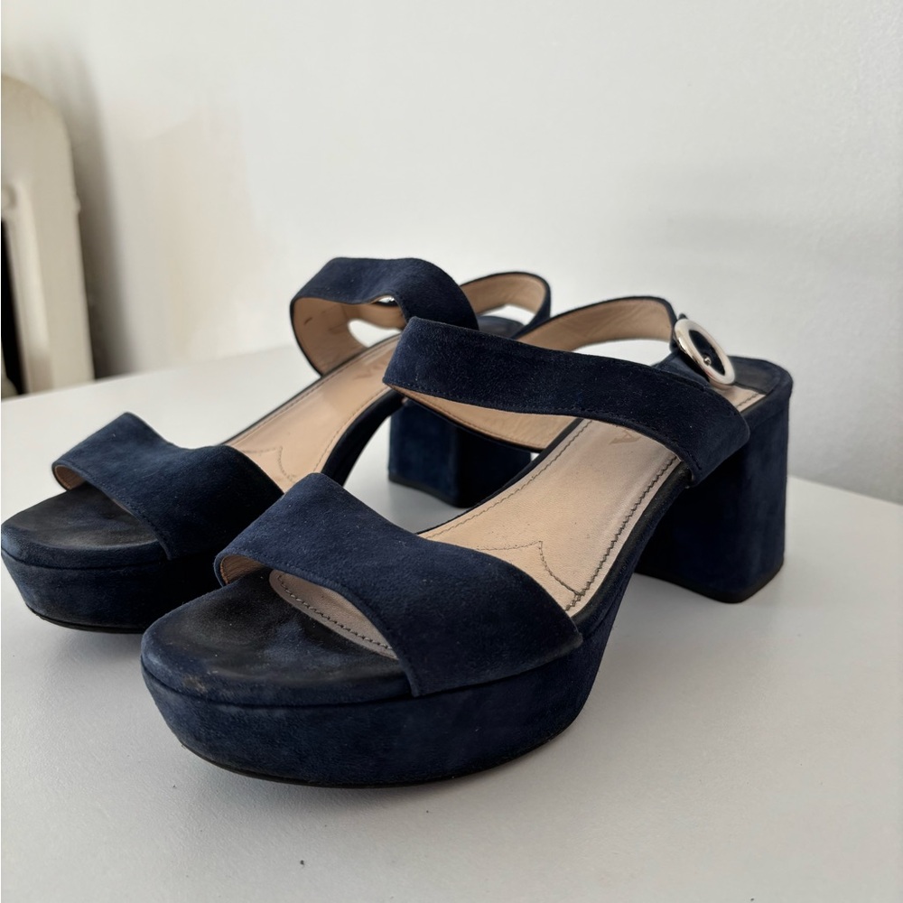 Prada Women's Dark Blue Sandals